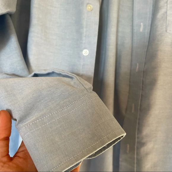 Vintage botany 500 unisex men’s women’s oversized blue button down shirt - Picture 7 of 12